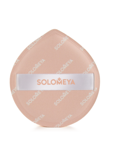 Спонж для макияжа каплевидный Пудрово-розовый Solomeya Rubycell Makeup Sponge Powder Pink, 1 шт